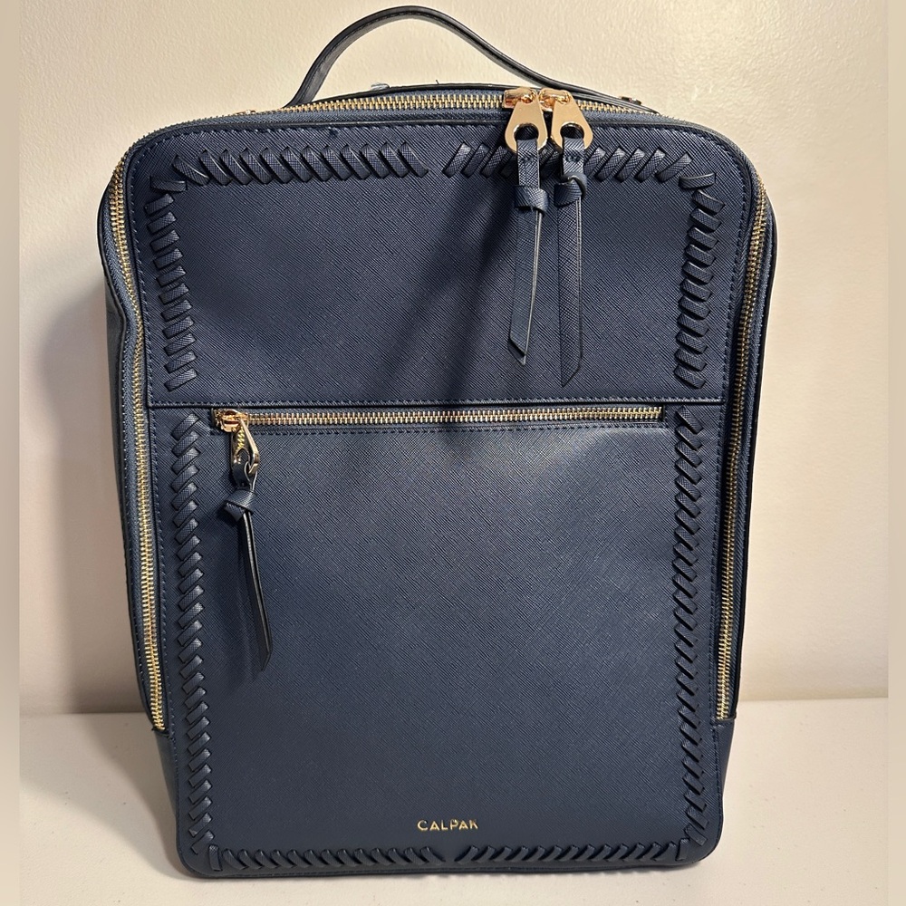 CALPAK Kaya 15 inch Laptop Backpack Navy